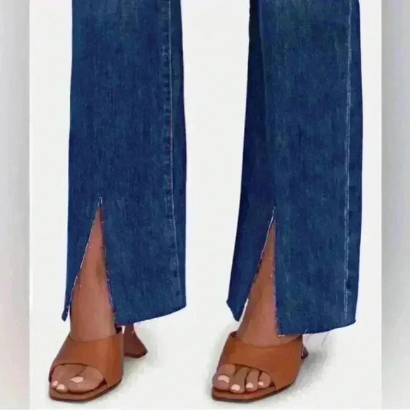 NWT Veronica Beard Keane Long Straight Leg High Rise Jeans Size 30 - Picture 12 of 13